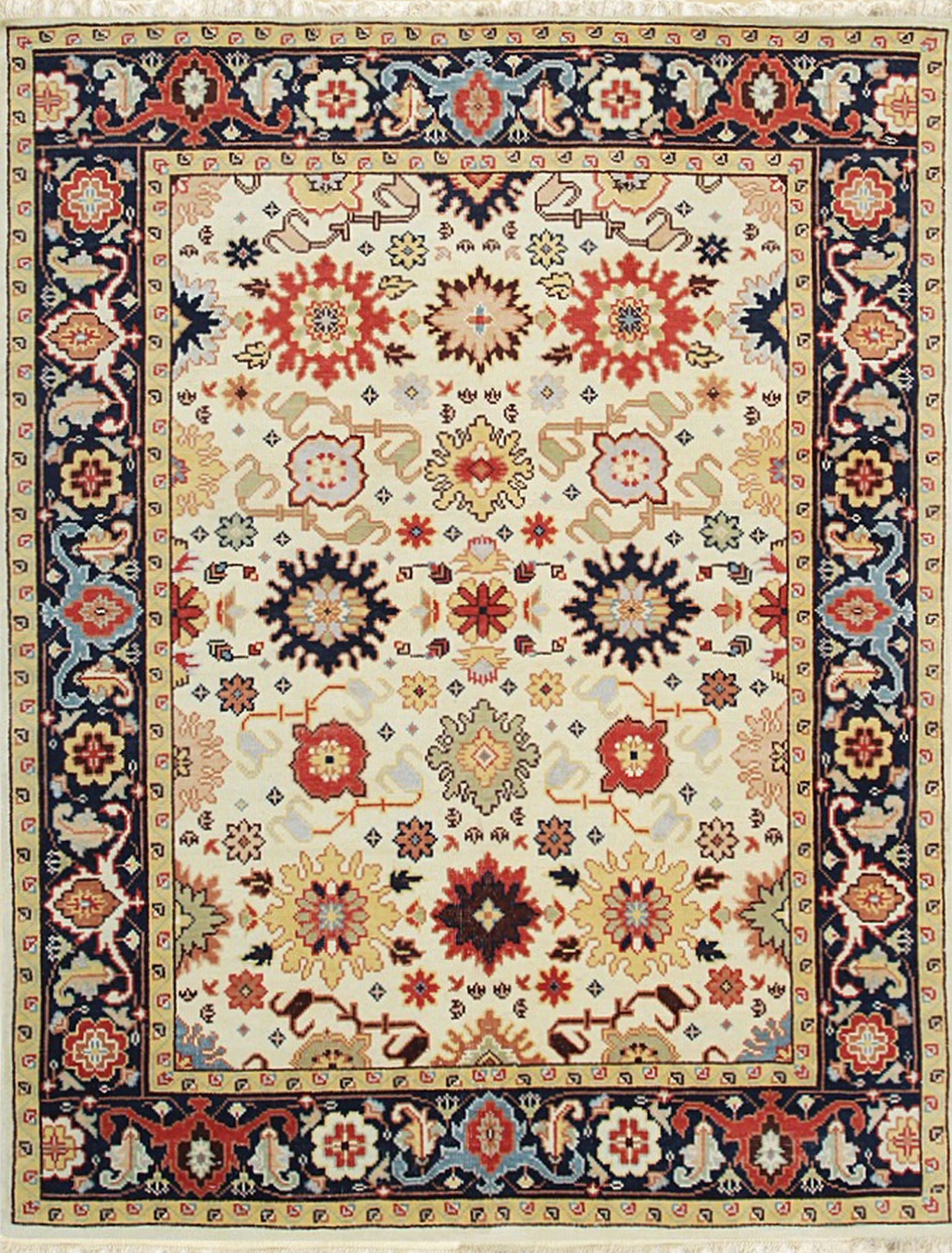 Grand Mahal Traditional Handmade Wool Artisan Rug