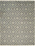 Gray Majestic Moroccan Hand-Knotted Wool Rug