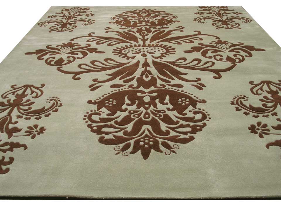 Regal Medallion Hand-Tufted Wool/Viscose Rug