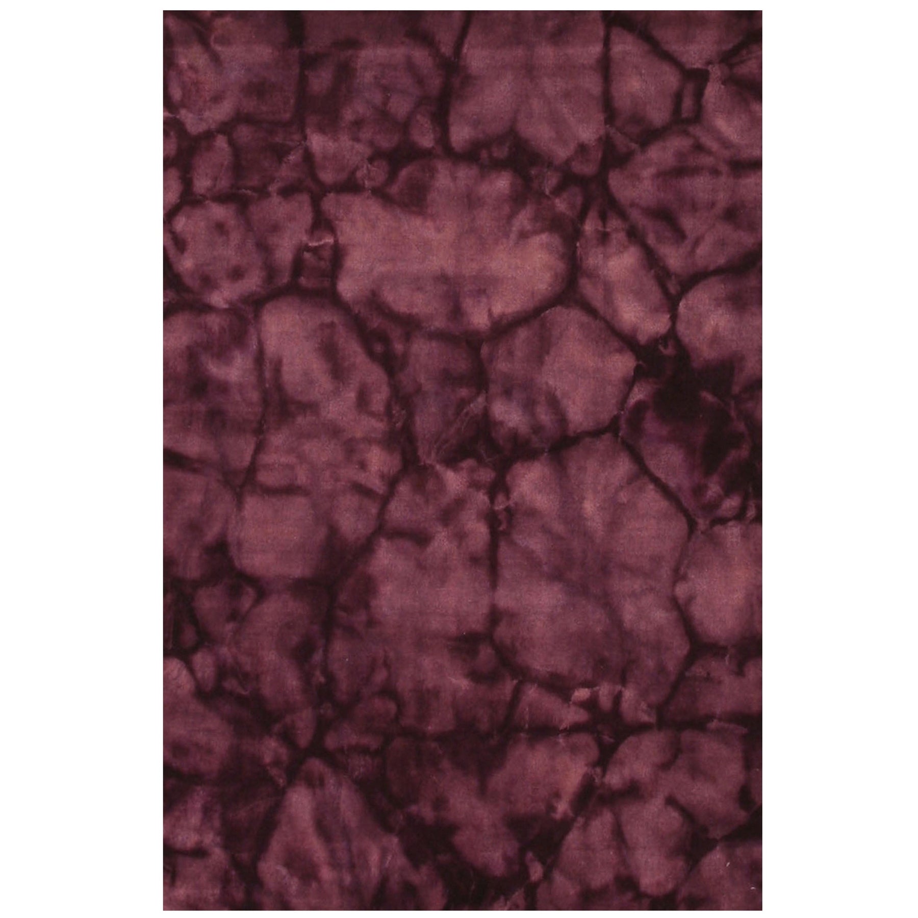 Plum Marble Wool Rug