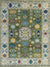 Light Green Floral Kazak Rug