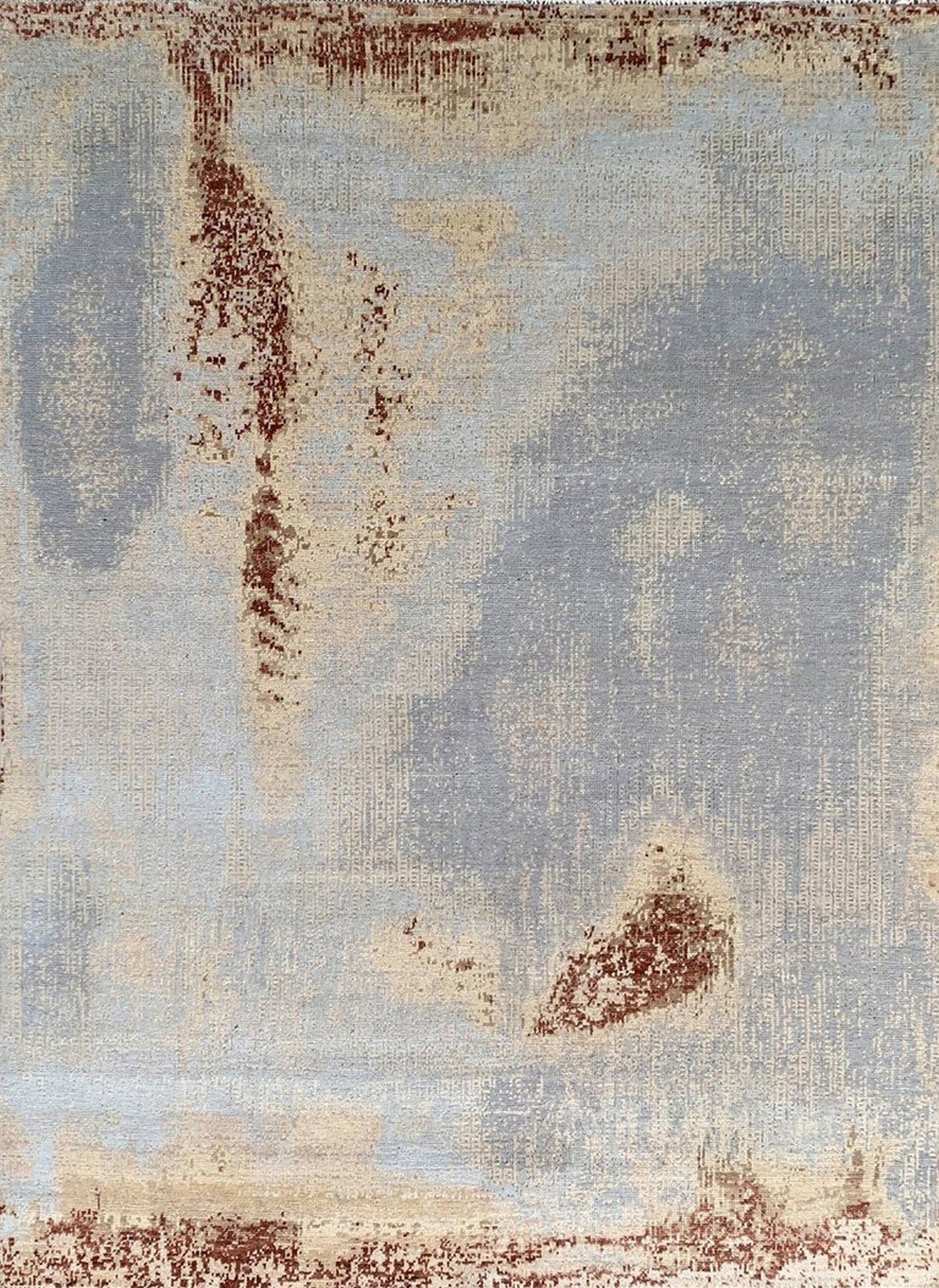 Gold Ethereal Abstract Elegance Rug