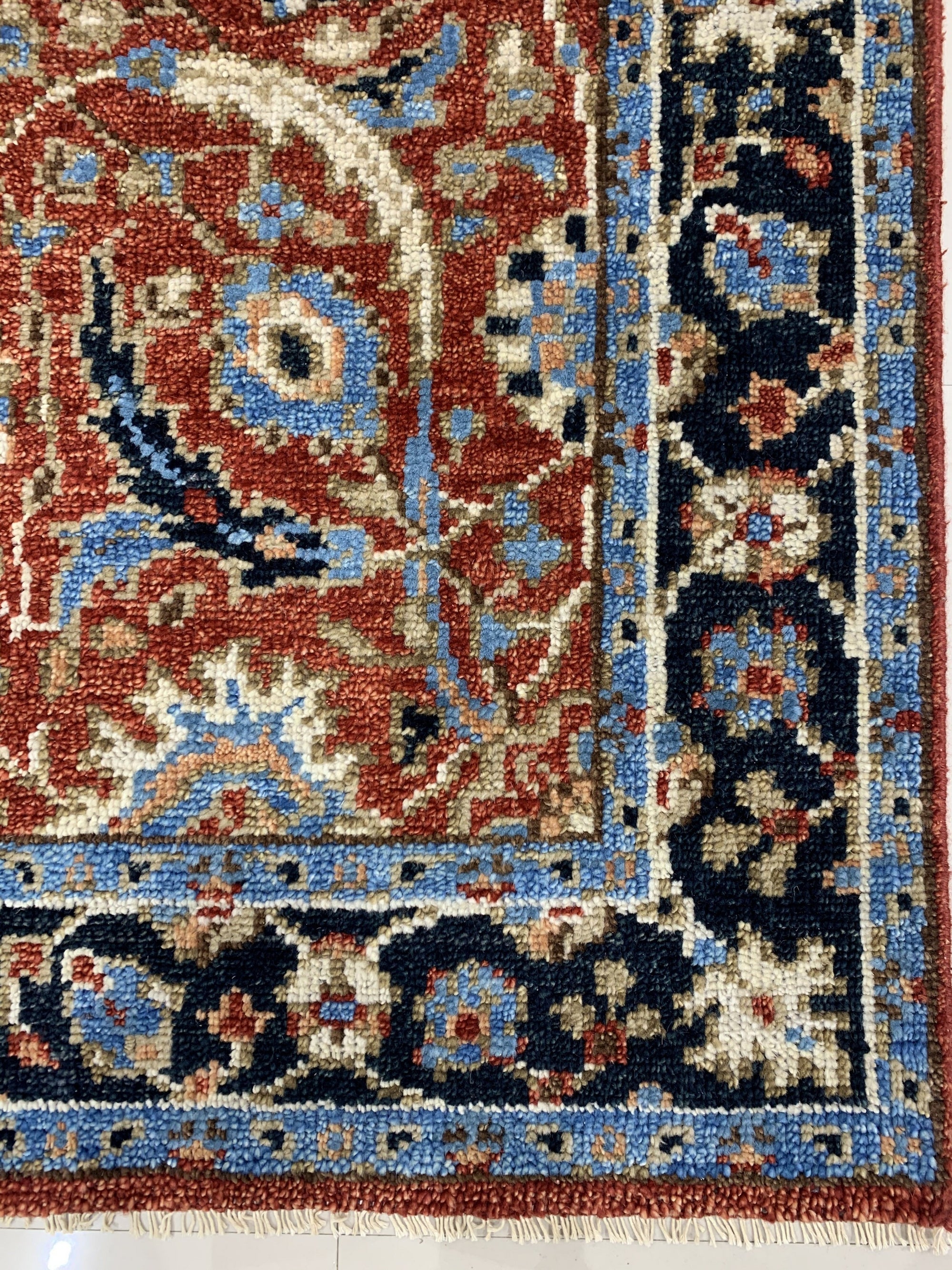 Classic Hand-Knotted Oriental Rug