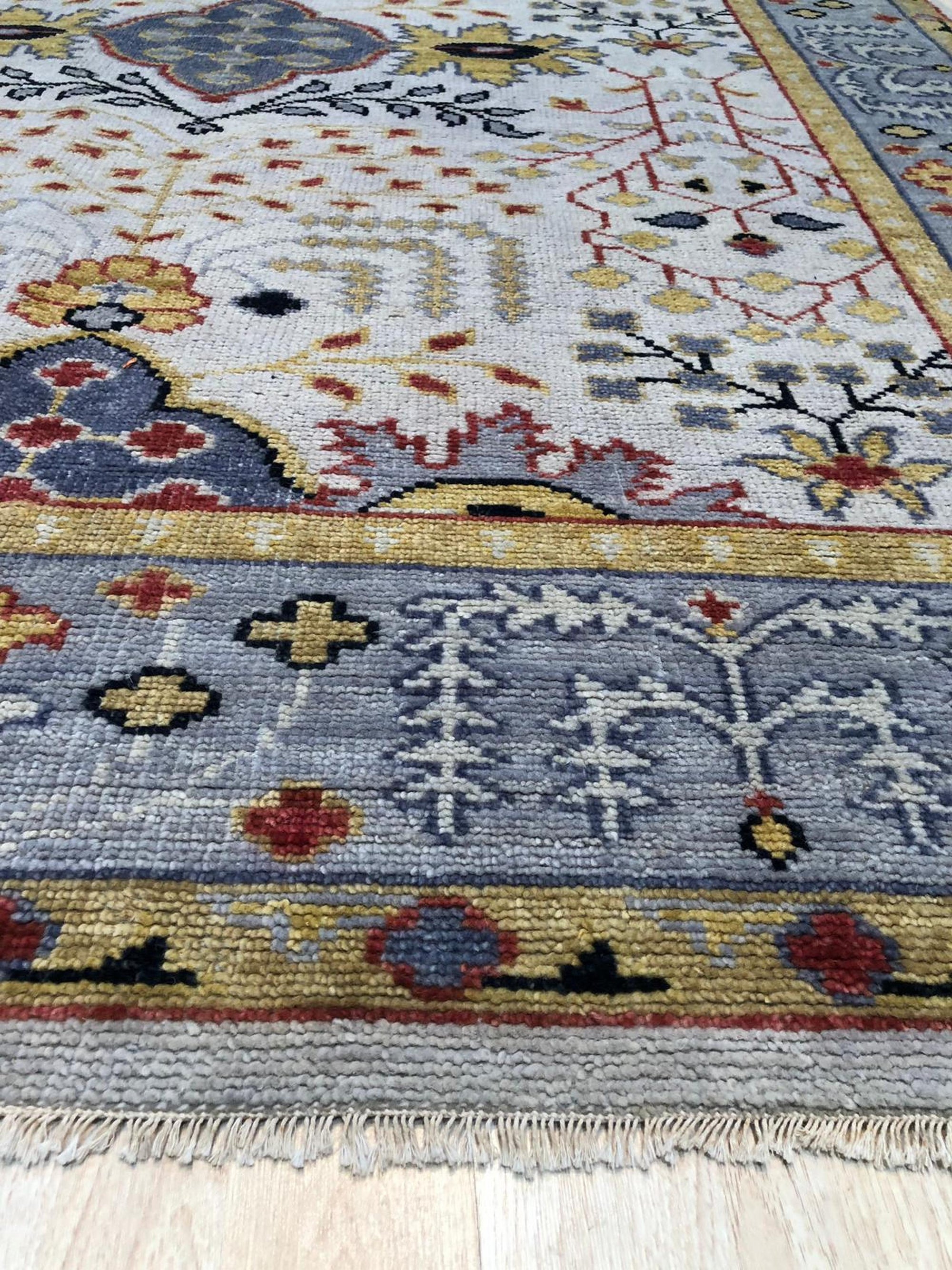 Silver Heritage Handmade Wool Rug