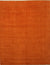 Orange Stylish Handmade Transitional Solid Lori Baft Rug