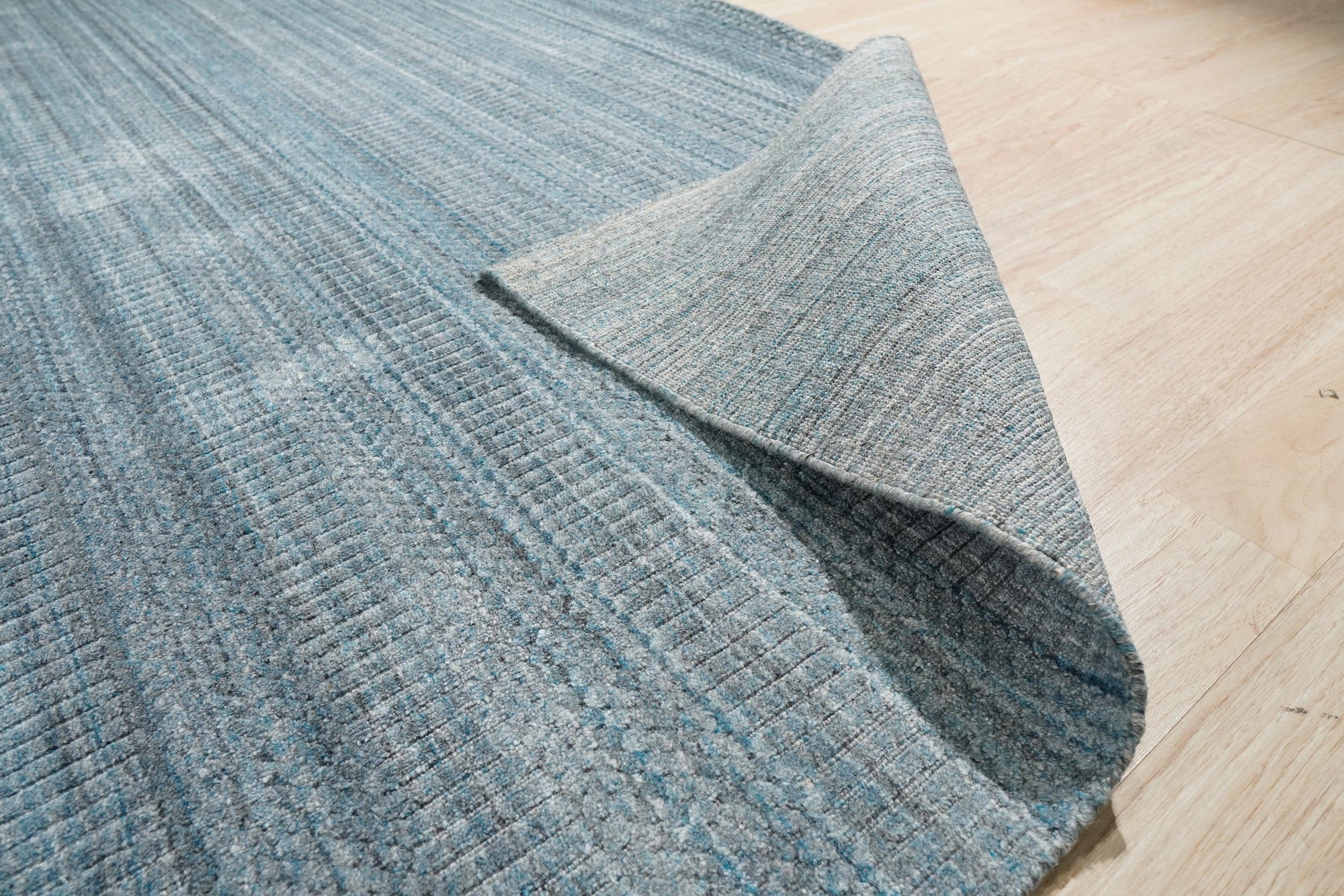 Teal Verdant Harmony Stripe Rug