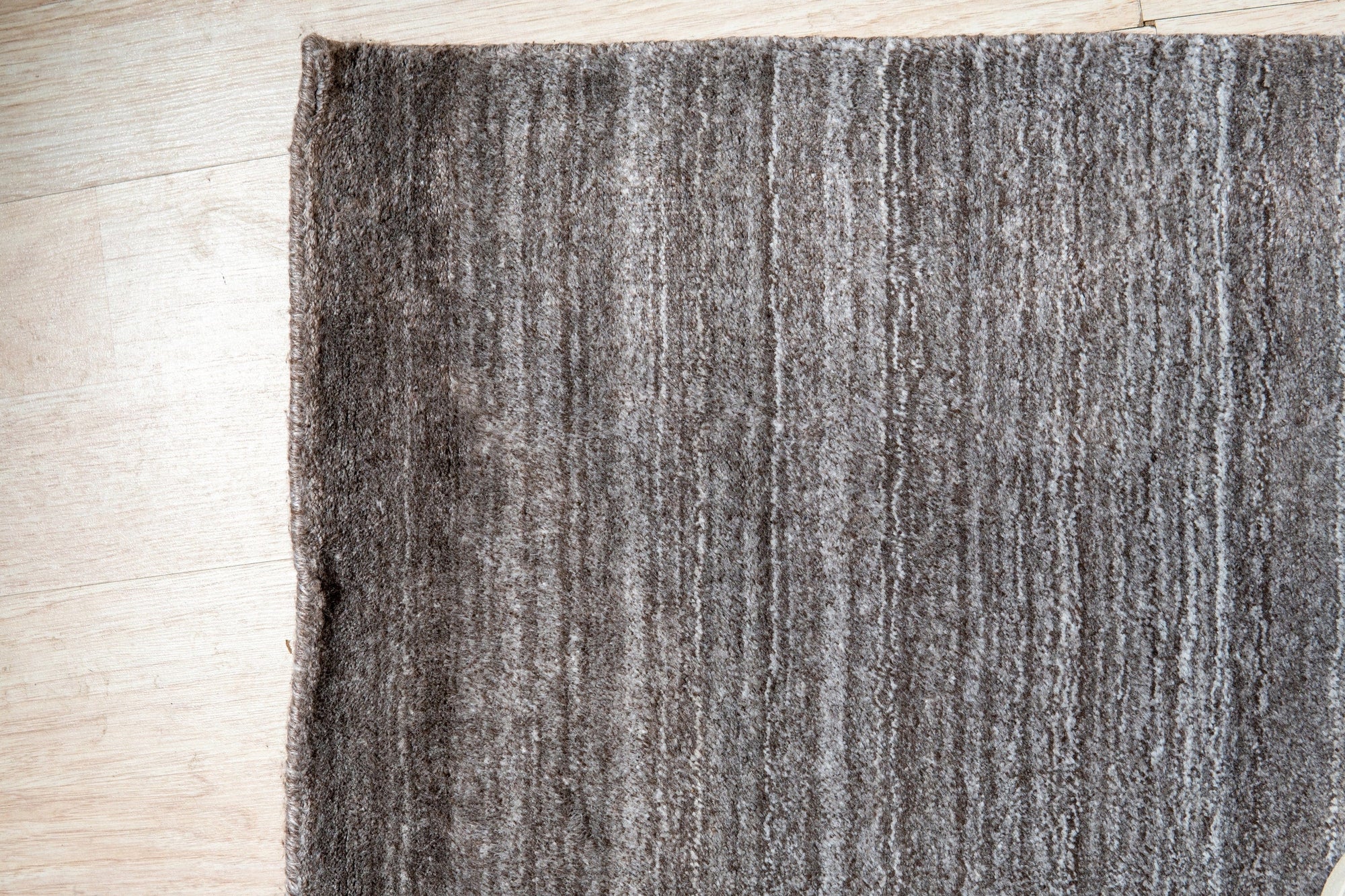 Gradient Brown Handmade Wool Rug