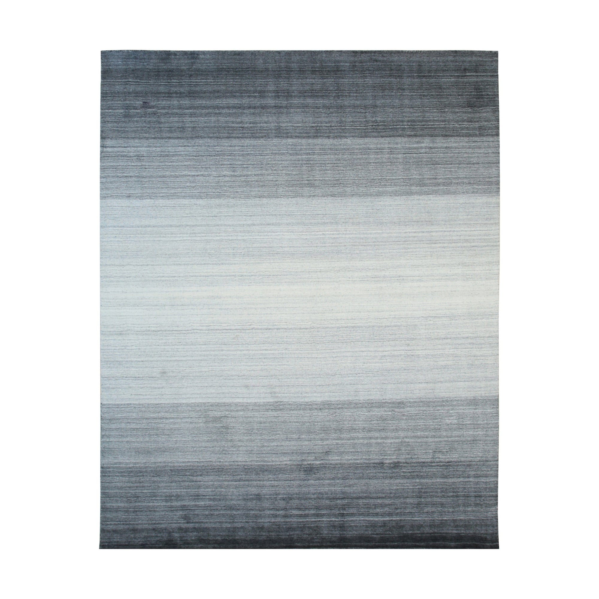 Charcoal Gradient Handmade Wool Rug