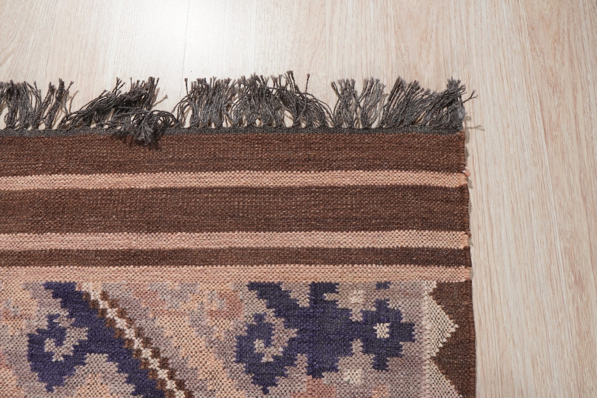 Geometric Tribal Wool Rug