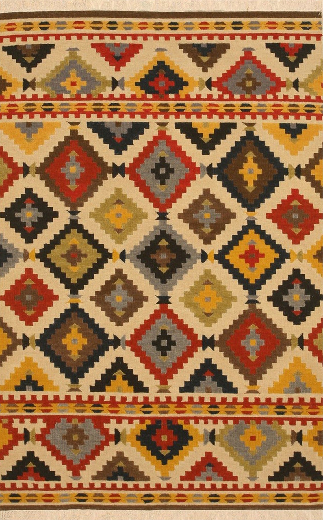 Ivory Nomad Kilim Rug