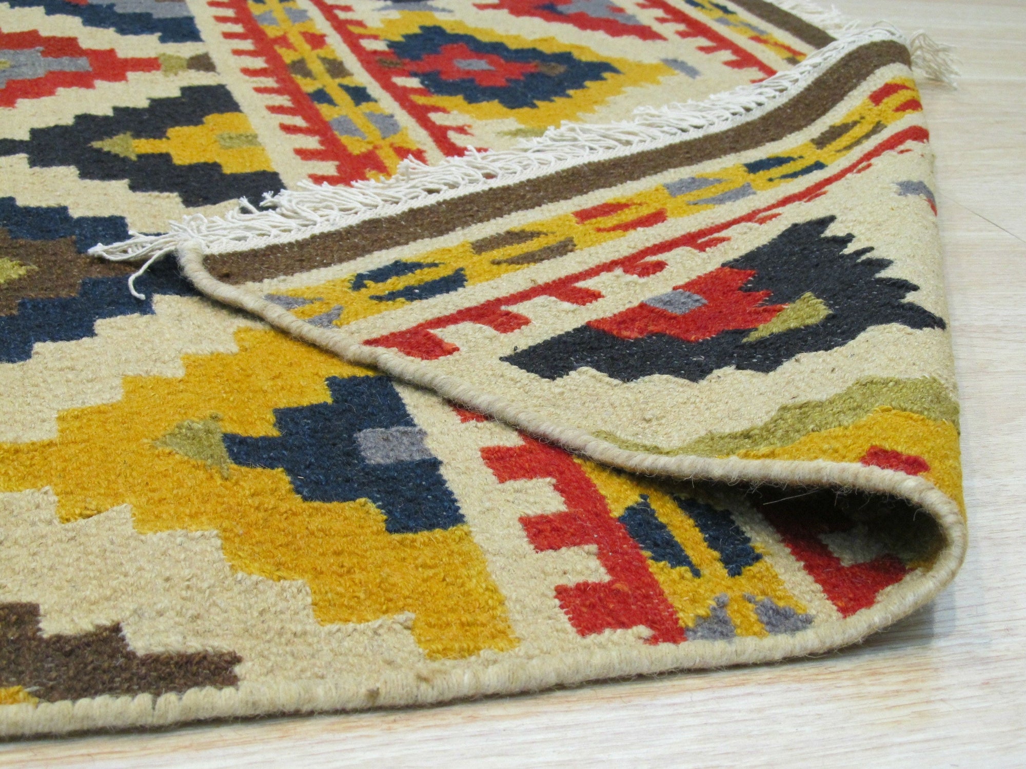 Ivory Nomad Kilim Rug