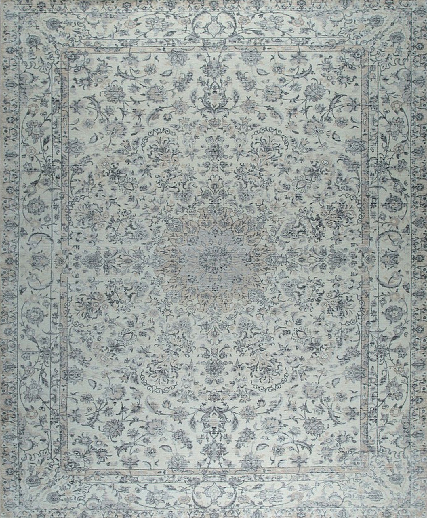 Classic Blossom Handmade Wool Rug