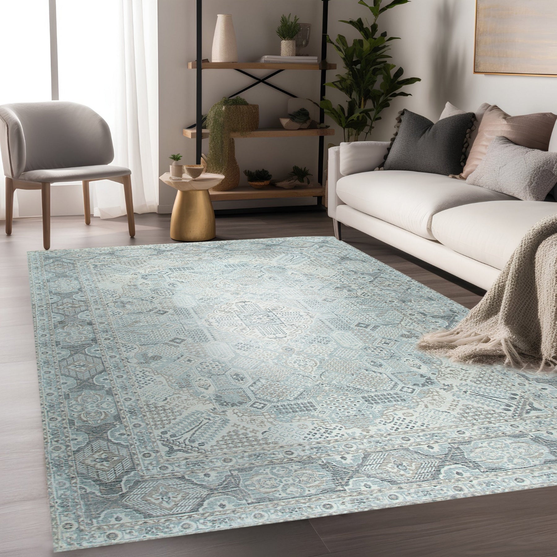 Celeste Medallion Wool Rug