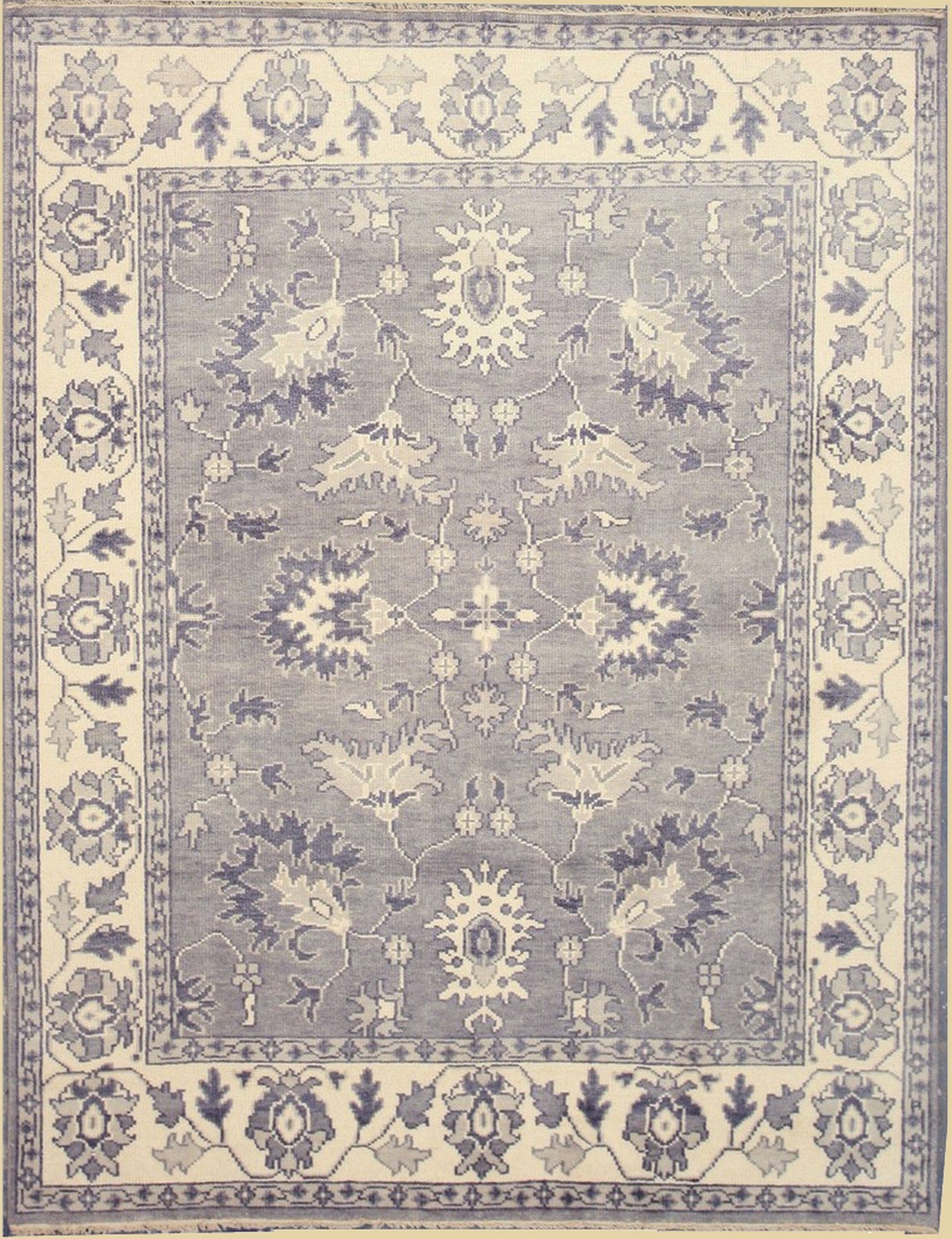 Aveline Hand-Knotted Wool Oriental Rug