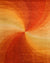 Orange Prismatic Swirl Hand-Tufted Wool Rug