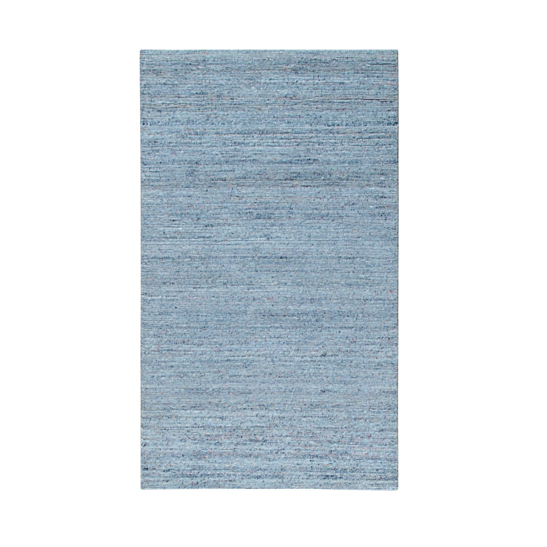 Contemporary Solid Hand-Knotted Area Rug